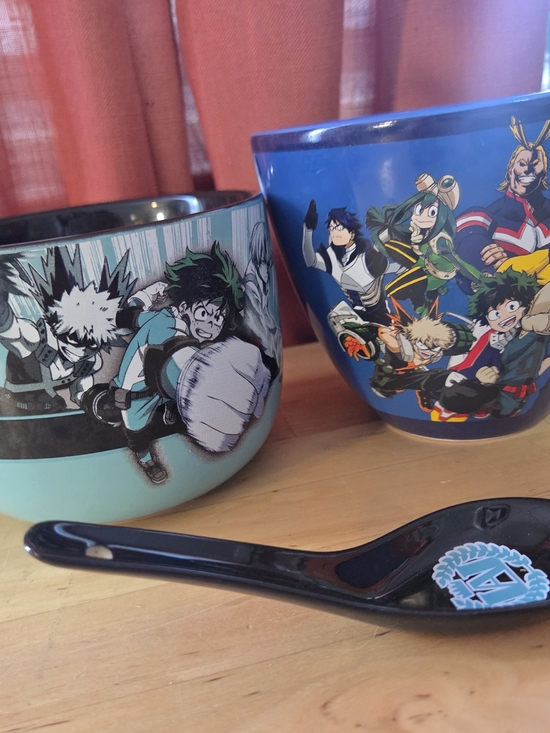 Other - My Hero Academia Anime Character Bowl Set - Teal & Blue